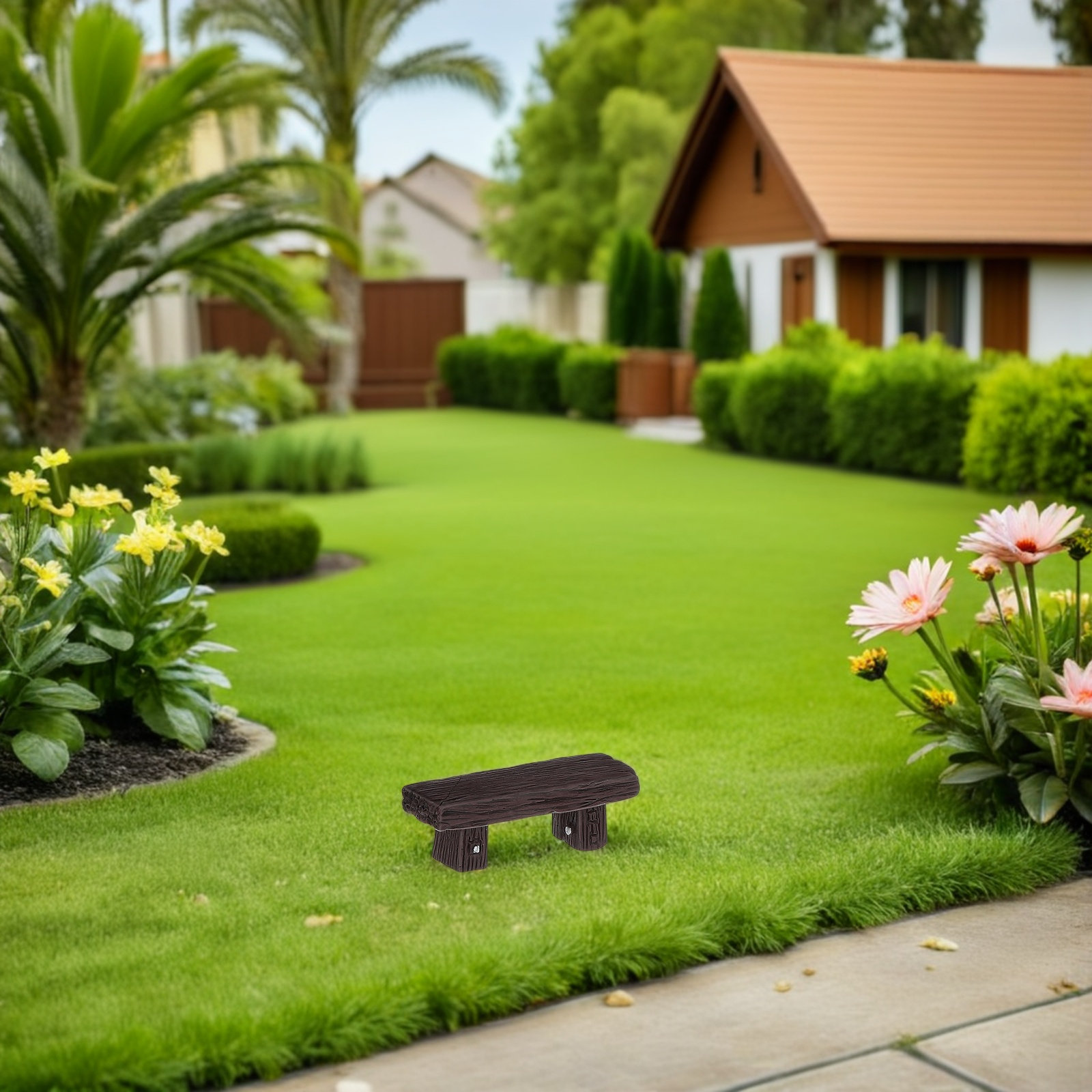 12Pcs Miniature Resin Bench Vi - огляд і ціна Bonsai Garden Landscape Design