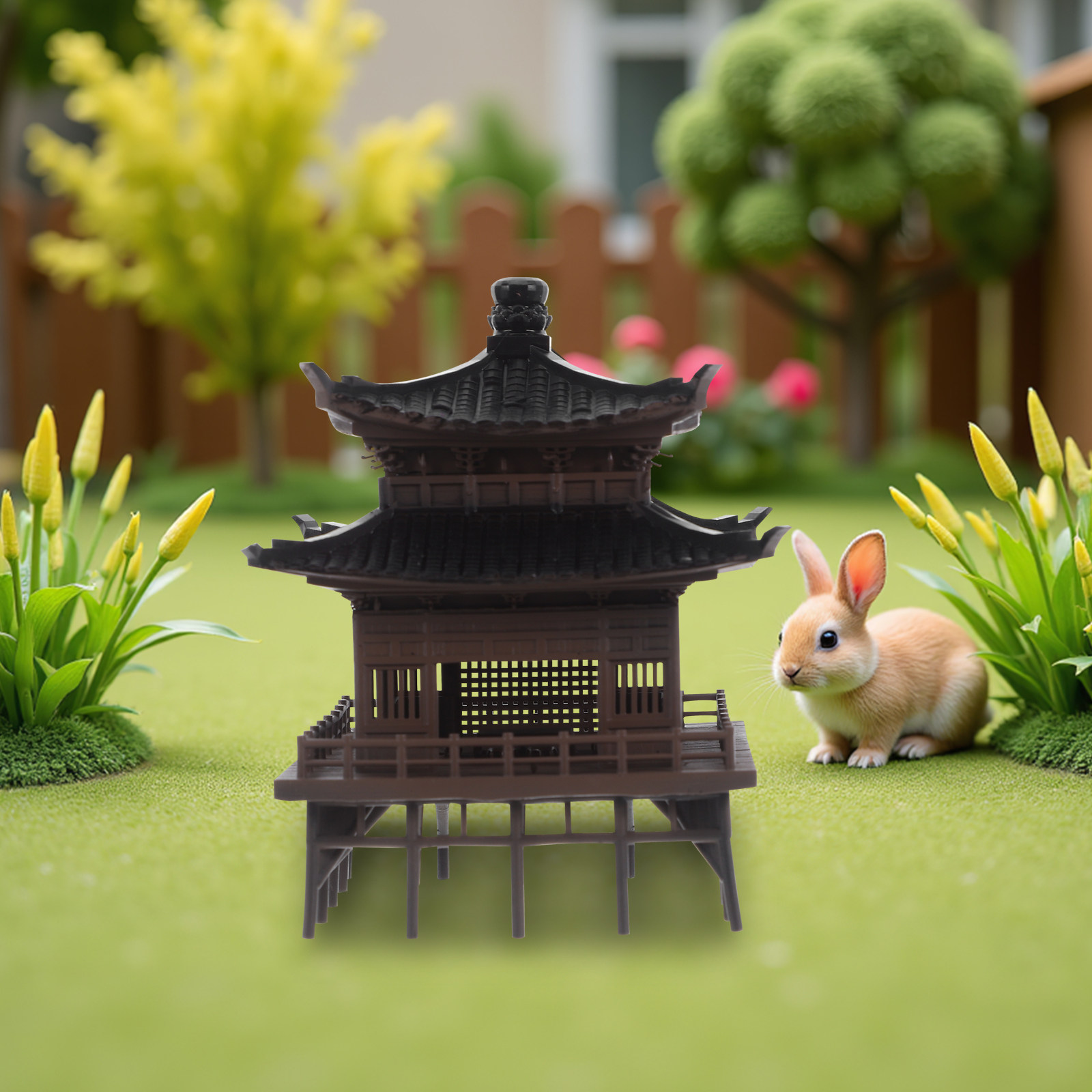 Small Chinese Pavilion Decor f - огляд і ціна Bonsai Garden Landscape Design