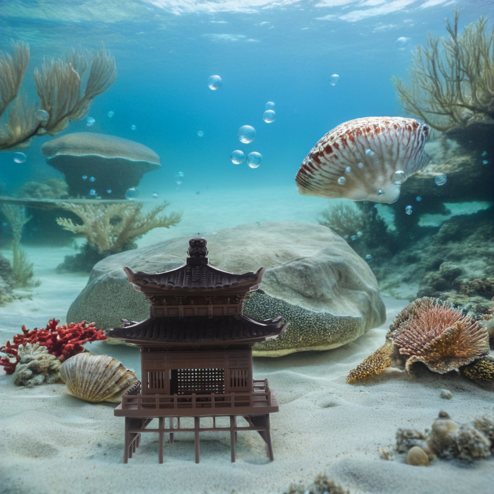 Small Chinese Pavilion Decor f - огляд і ціна Bonsai Garden Landscape Design