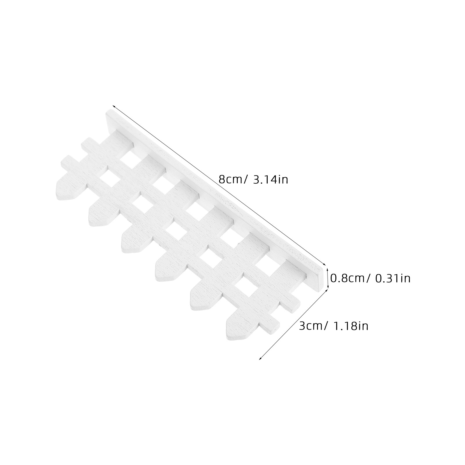 12Pcs Miniature Wooden Fence W - огляд і ціна Bonsai Garden Landscape Design