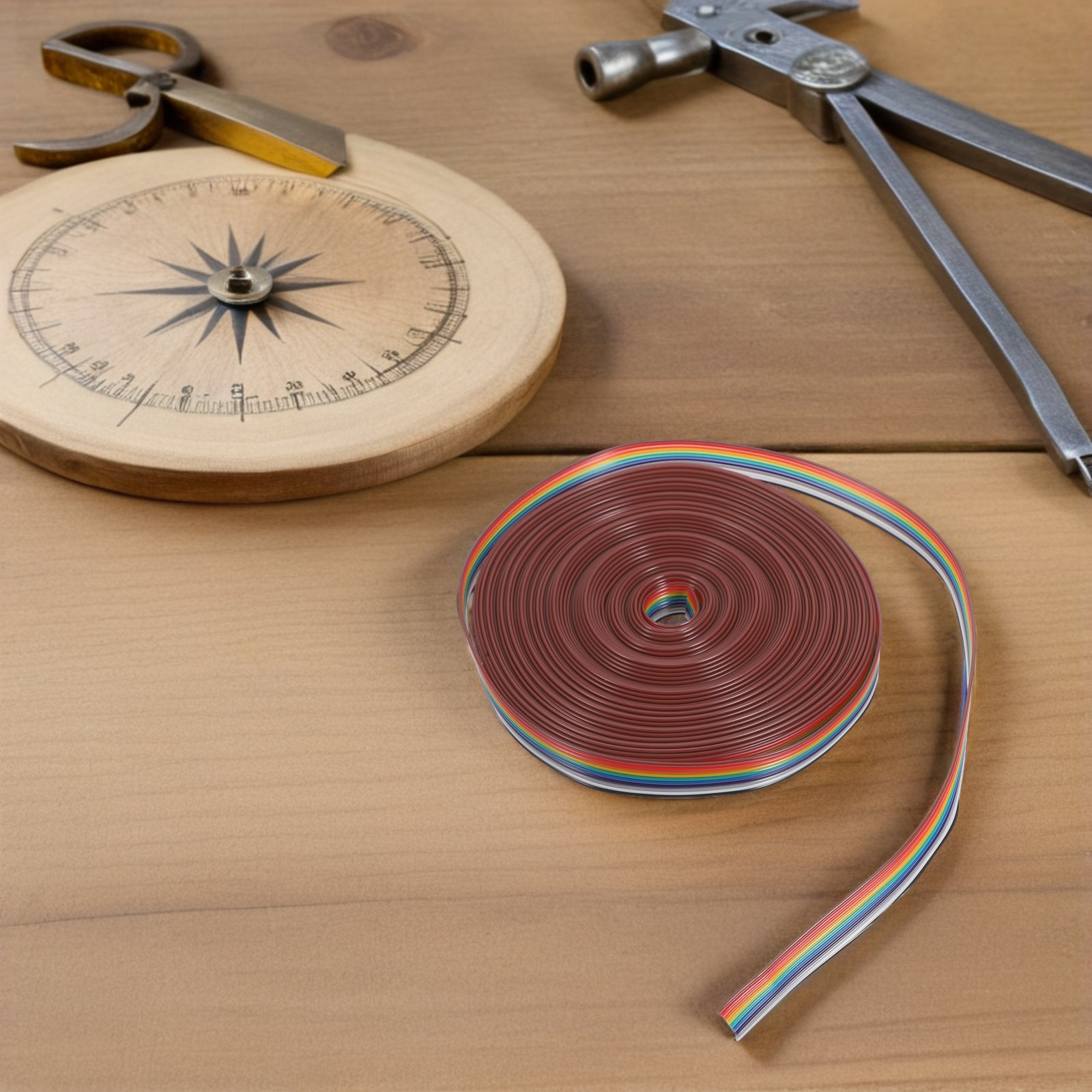 1 Roll Flat Ribbon Cable Idc 1 - огляд і ціна Copper Wire Roll