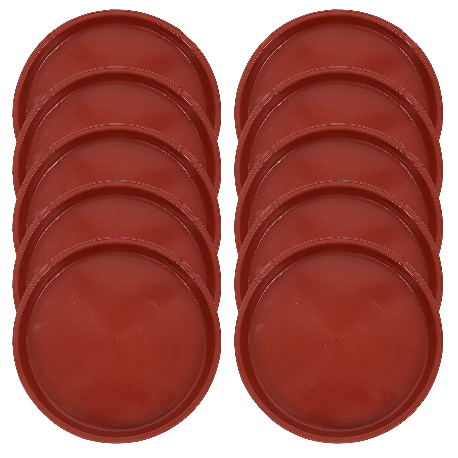 20Pcs Red Plastic Plant Pot Sa - огляд і ціна Drip Tray Saucer